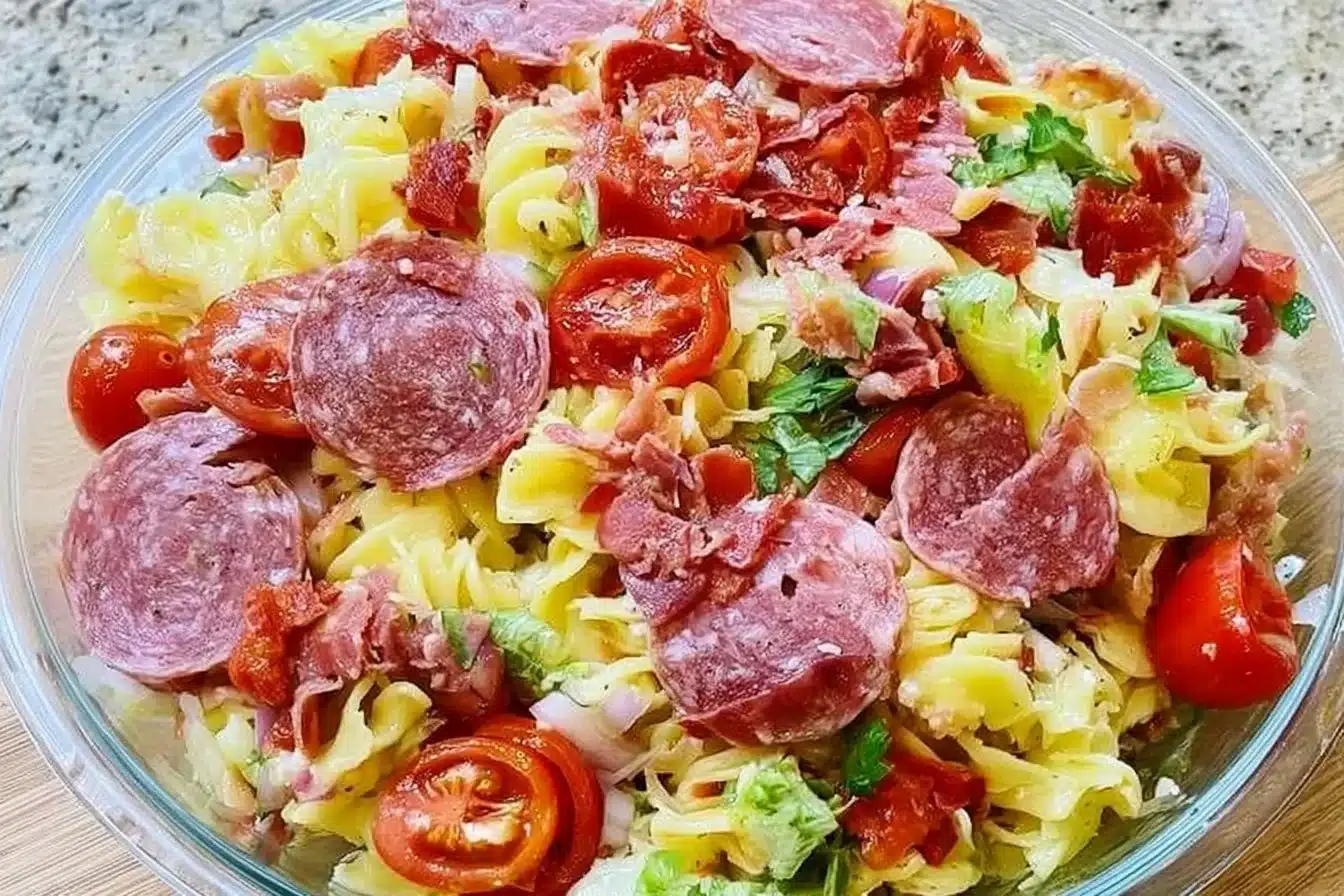 Italian Grinder Pasta Salad