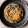 Delicious orange black sesame cookies with chewy texture and sesame marbling.