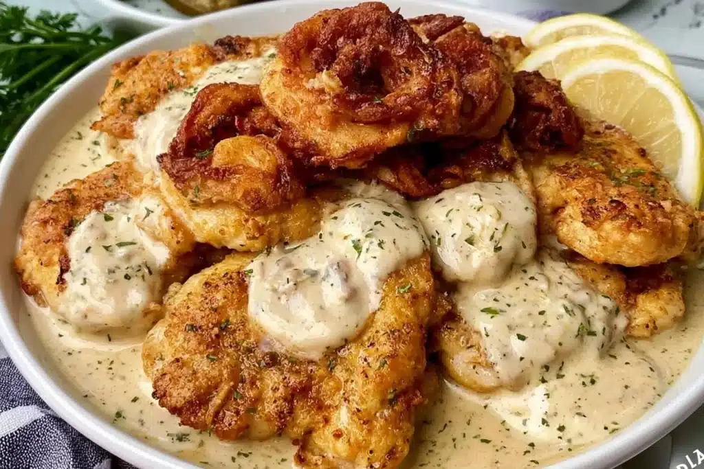 Delicious sour cream and onion chicken dish ready in 30 minutes.