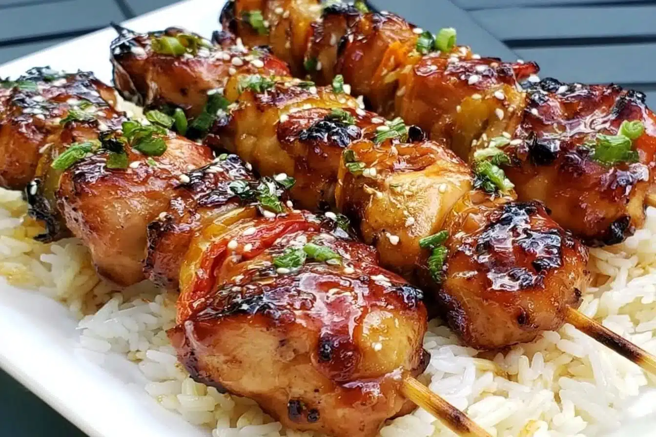 Easy Teriyaki Chicken Skewers for a quick weeknight dinner