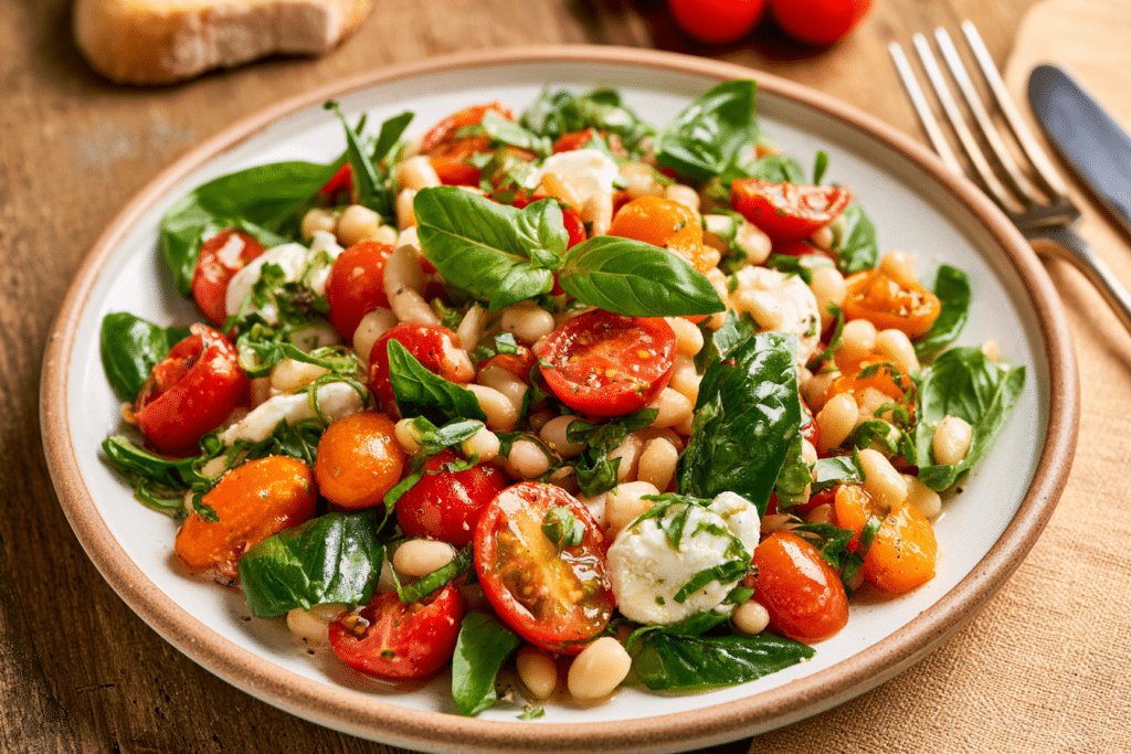 Caprese Dense Bean Salad: Fresh, Hearty & Easy Recipe