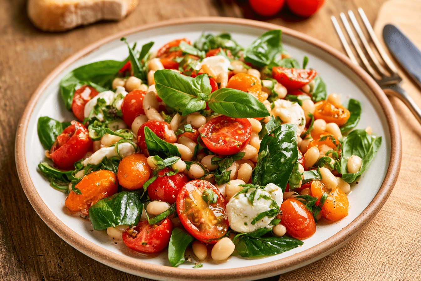 Caprese Dense Bean Salad: Fresh, Hearty & Easy Recipe