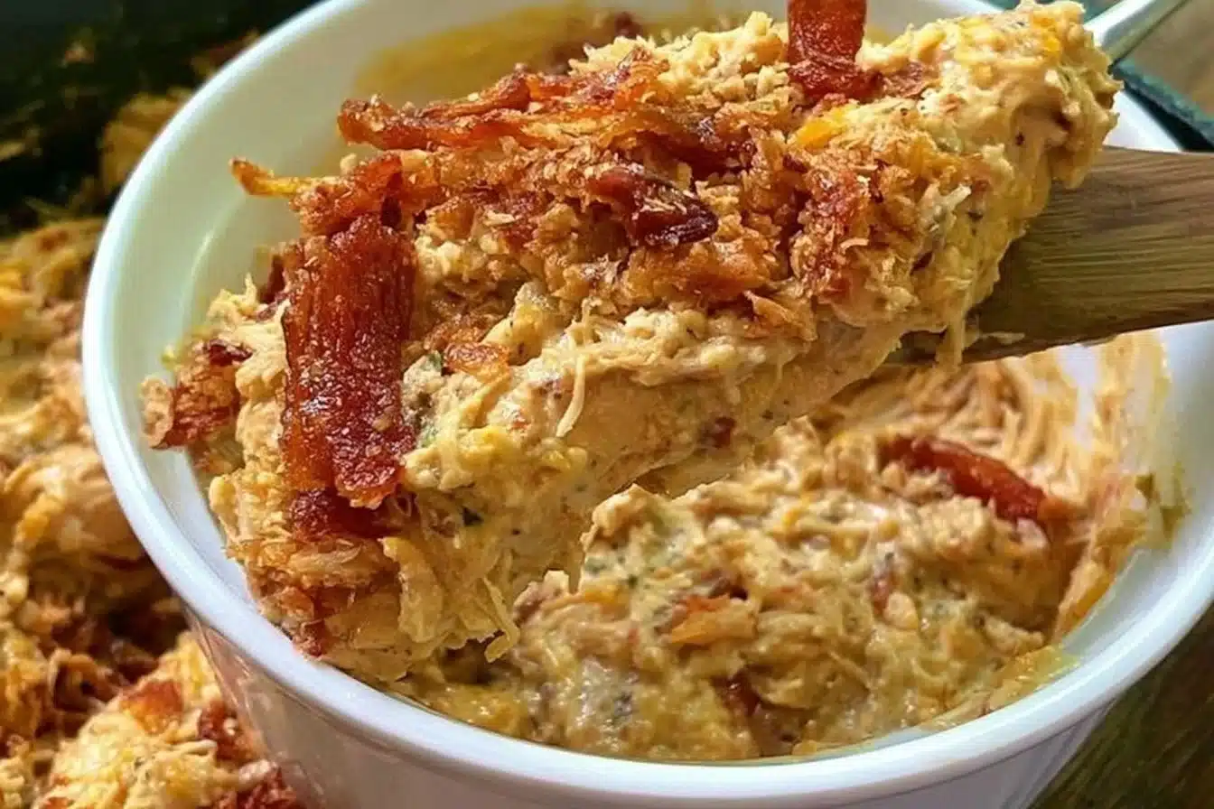 Delicious Carnivore Crack Chicken served in a bowl, ready to enjoy in 30 minutes.