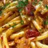 Delicious Cowboy Butter Chicken Pasta served in a bowl