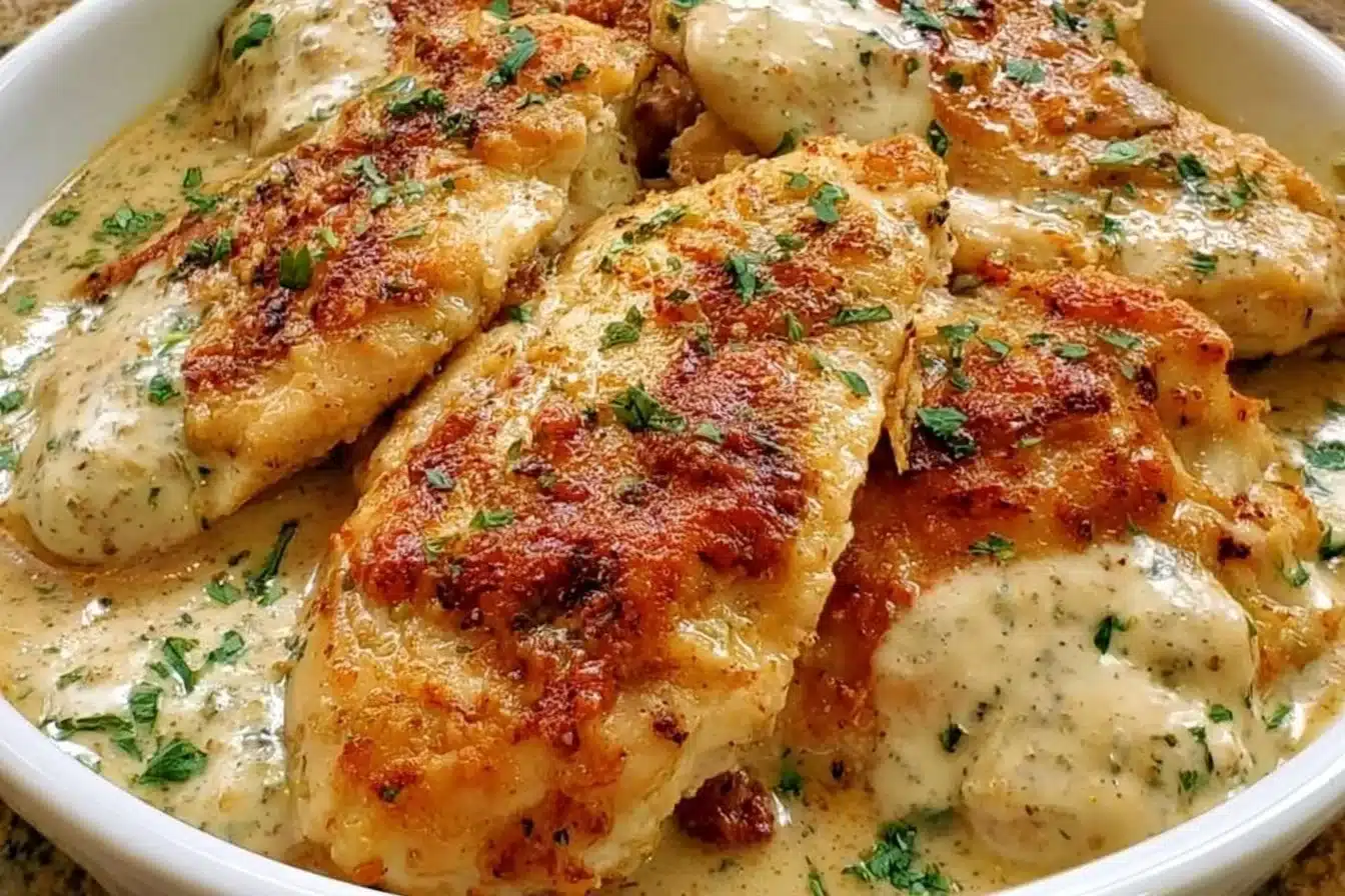 Creamy Ranch Chicken one pot dinner cooked in 30 minutes