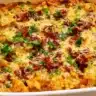 Savory Southwest Chicken Casserole with peppers and cheese