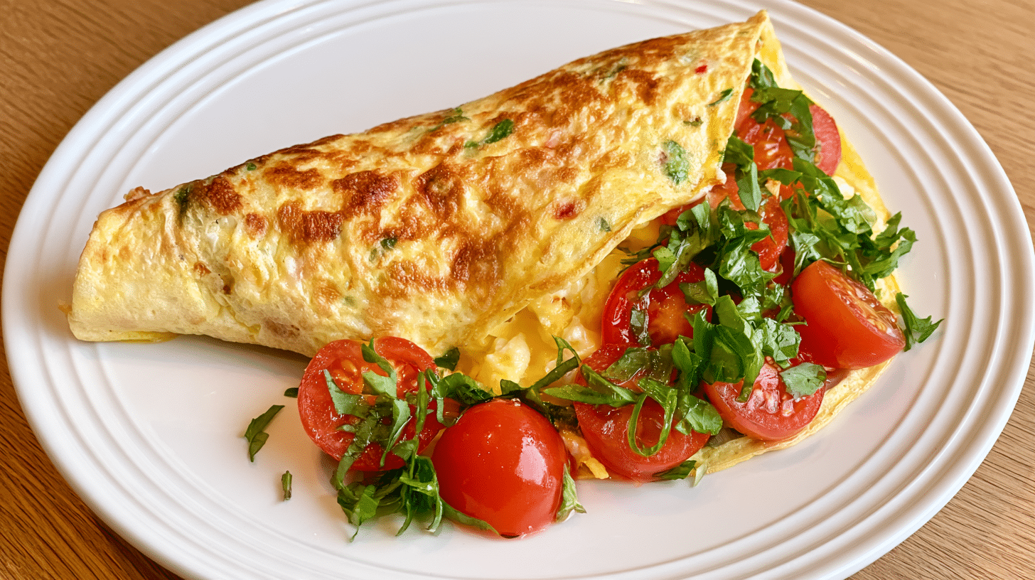 2-Ingredient Cottage Cheese Egg Wrap Breakfast: Quick & Easy Recipe