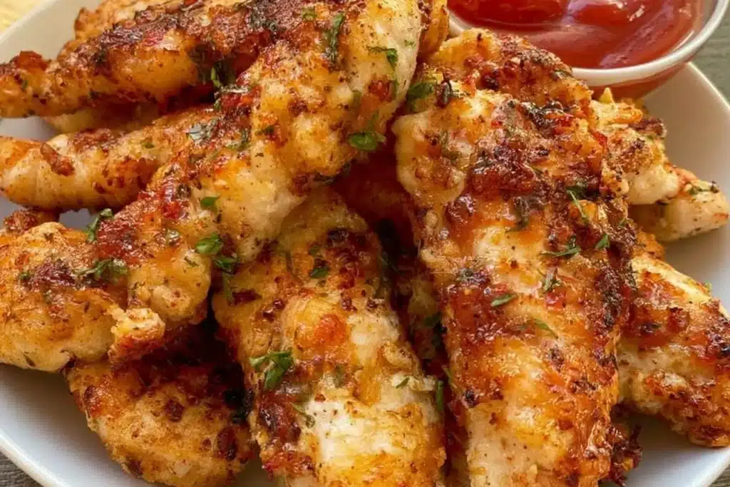 Air fryer chicken tenderloins cooked to perfection in 30 minutes