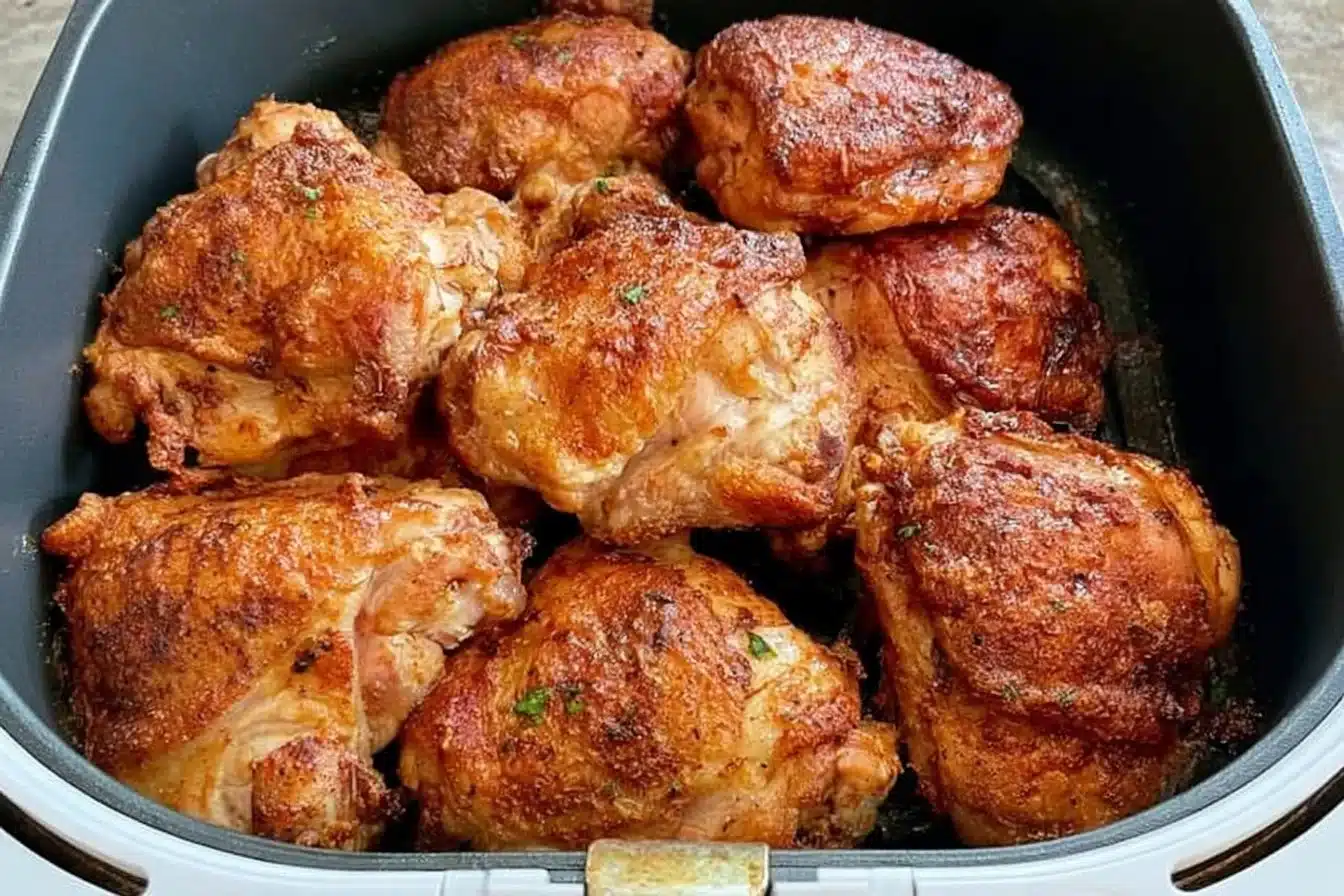 Air fryer chicken thighs recipe for easy cooking on busy weeknights