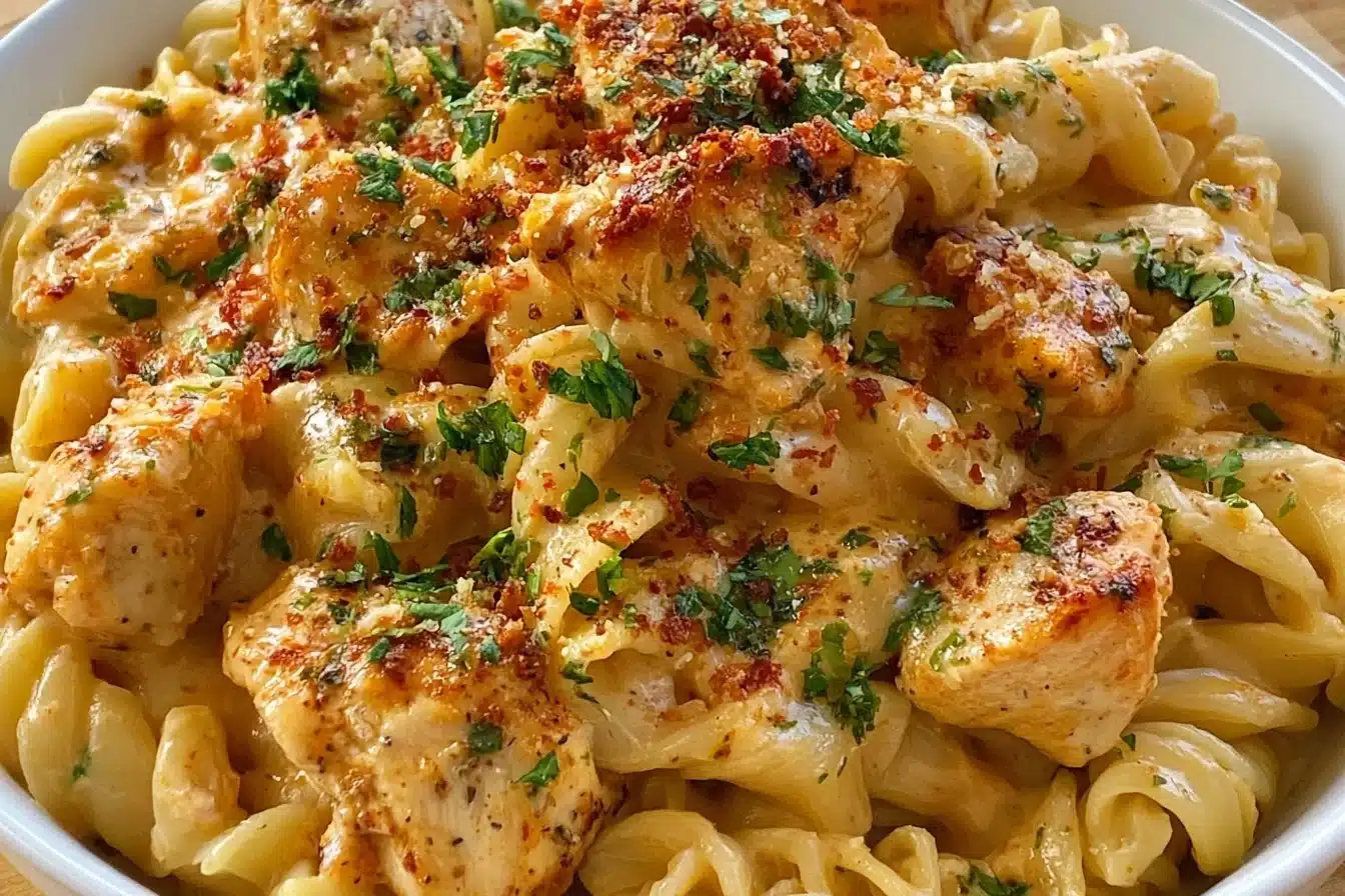 Delicious Cowboy Butter Chicken Pasta for a quick 30-minute dinner.