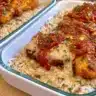 Creamy Cajun Chicken and Rice Bowls ready to serve, featuring colorful ingredients.