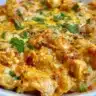 One Pot Keto Low Carb Chicken Enchilada Skillet made with tender chicken and keto-friendly ingredients.