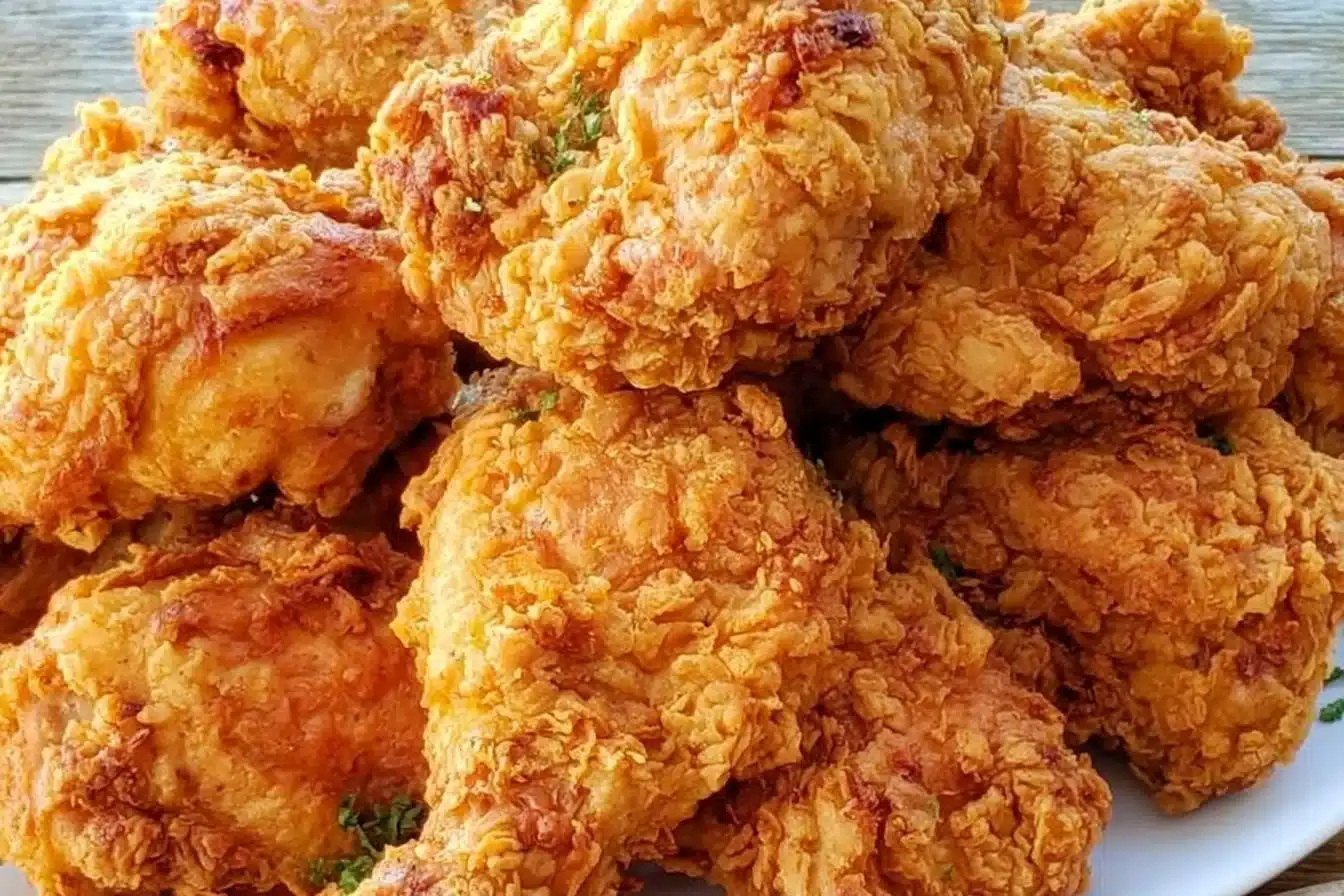 Southern style air fryer fried chicken, crispy and delicious