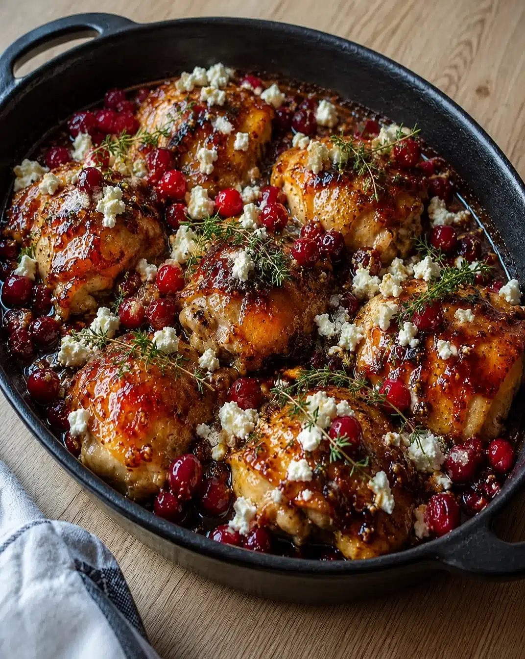 Cranberry Feta Chicken Bake