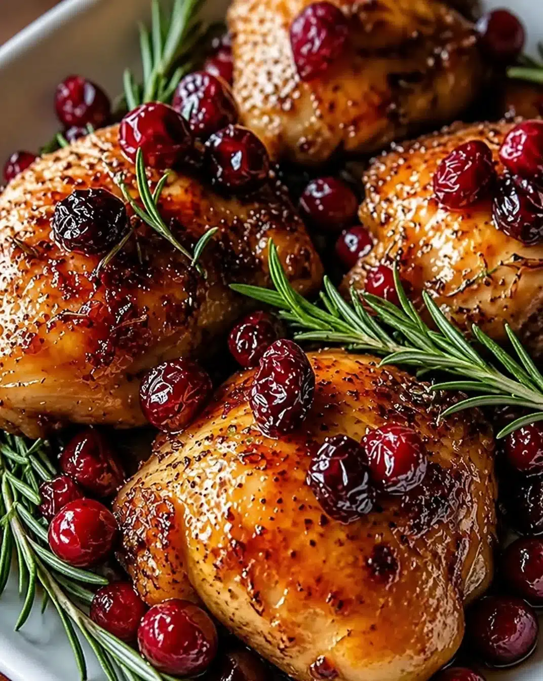 Orange Cranberry Chicken Thighs