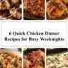 Delicious chicken dinner recipes for quick weeknight meals