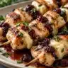 Delicious Cranberry Brie Chicken stuffed with flavorful ingredients for a festive meal.