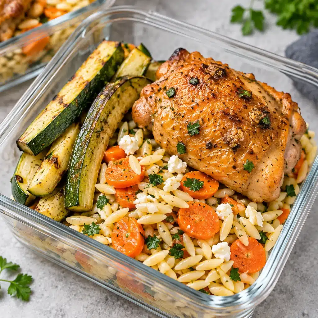 Maple Dijon Chicken Meal Prep Boxes with autumn vegetables for a healthy dinner