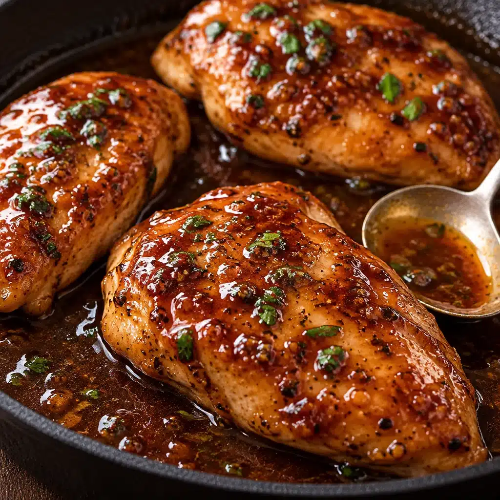 Delicious Honey Garlic Chicken served with a sweet and tangy sauce on a plate.