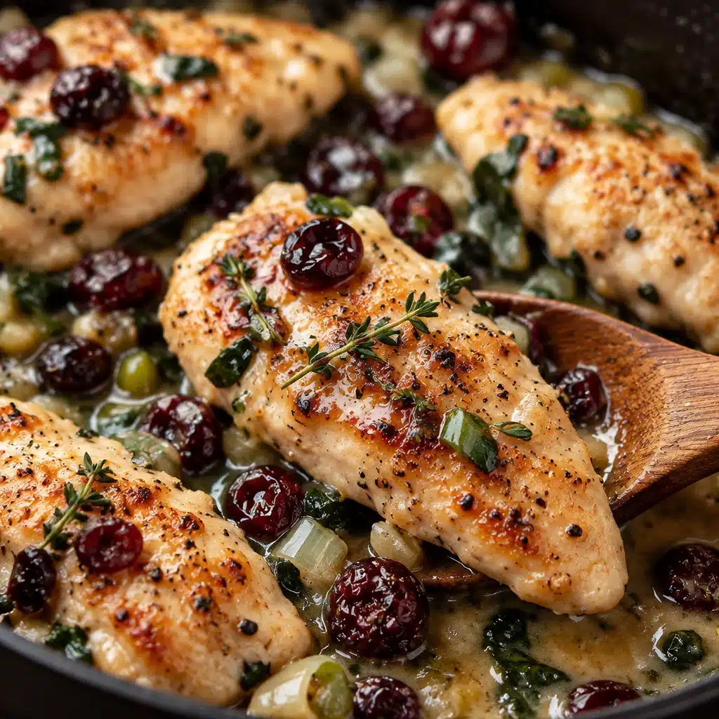 Crispy air fryer chicken tenders served with a sweet cranberry dip.